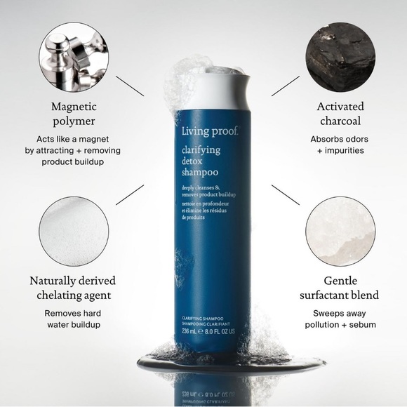 $10❤️‍🔥 Living Proof Clarifying Detox Shampoo 2PK 🚿 NEW Purifying - Picture 2 of 10
